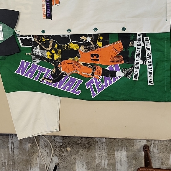 VTG Japanese Basketball Button Down - Picture 3 of 8